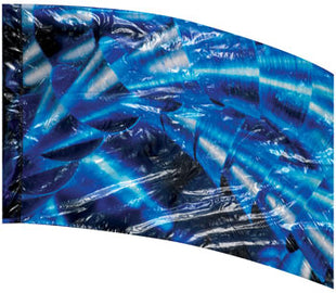 Crystal Glass Digital Color Guard Flag #106-Styleplus-SMITH WALBRIDGE BAND PRODUCTS