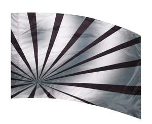 Colorway BURST F1 Black Color Guard Flag-Styleplus-SMITH WALBRIDGE BAND PRODUCTS
