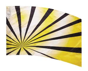 Colorway BURST F1 Yellow Color Guard Flag-Styleplus-SMITH WALBRIDGE BAND PRODUCTS