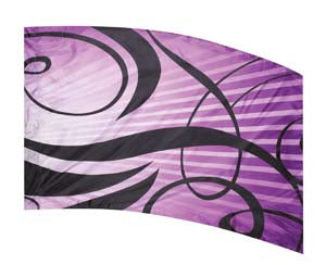 Colorway SCRIBE F1 Purple Color Guard Flag-Styleplus-SMITH WALBRIDGE BAND PRODUCTS