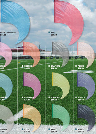 Crystal Clear Swing Flags (made-to-order)-Director's Showcase-SMITH WALBRIDGE BAND PRODUCTS
