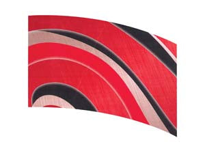 Digital Print Flag #108 Color Guard Flag-Styleplus-SMITH WALBRIDGE BAND PRODUCTS