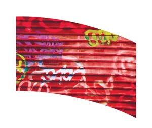 Digital Print Flag #200 Color Guard Flag-Styleplus-SMITH WALBRIDGE BAND PRODUCTS