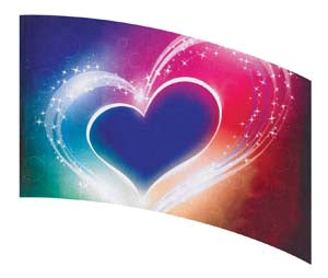 Digital Print Flag #209 Color Guard Flag-Styleplus-SMITH WALBRIDGE BAND PRODUCTS
