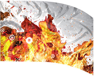 Digital Print Flag #424 Color Guard Flag-Styleplus-SMITH WALBRIDGE BAND PRODUCTS