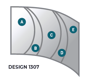 Design Your Own Flags- Design 1307-Director's Showcase-SMITH WALBRIDGE BAND PRODUCTS