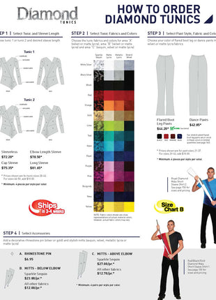 Diamond Shirt- Male Guard Outfits-Director's Showcase-SMITH WALBRIDGE BAND PRODUCTS