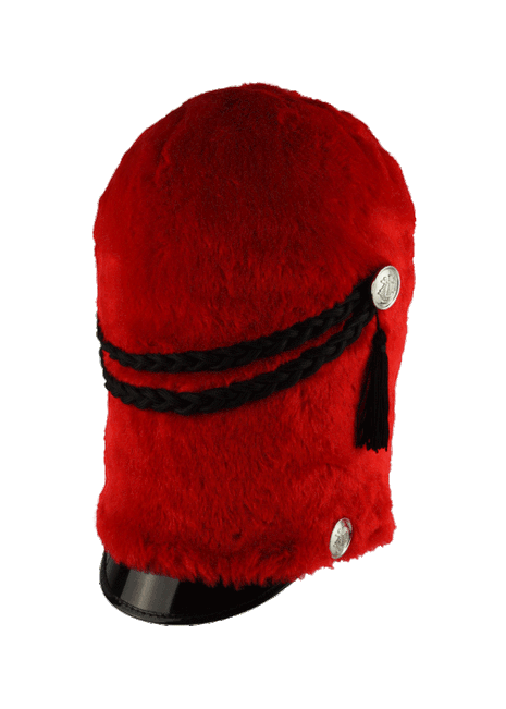 Domed Faux Fur - 4580 Marching Busby-SHAKOMASTER-SMITH WALBRIDGE BAND PRODUCTS