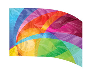 Envision F1 Color Guard Flag #706-Styleplus-SMITH WALBRIDGE BAND PRODUCTS
