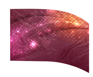 Glamour Digital Color Guard Flag-Orange-Styleplus-SMITH WALBRIDGE BAND PRODUCTS