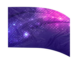 Glamour Digital Color Guard Flag-Purple-Styleplus-SMITH WALBRIDGE BAND PRODUCTS