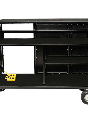 Enclosed Synth Cart with Shock Mount 12U Rack - by Corps Design-Corps Design-SMITH WALBRIDGE BAND PRODUCTS
