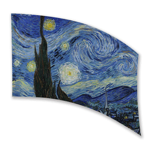 1503040 Color Guard Flag-Director's Showcase-SMITH WALBRIDGE BAND PRODUCTS