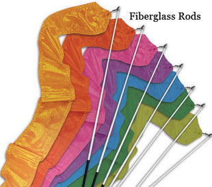 Rhythmic Poly China Silk Fluorescent Ribbons-Styleplus-SMITH WALBRIDGE BAND PRODUCTS