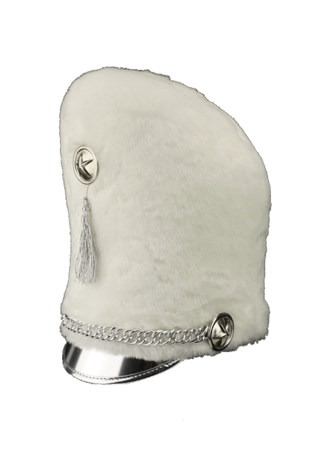 Forward Peak Faux Fur - 4922 Marching Busby-SHAKOMASTER-SMITH WALBRIDGE BAND PRODUCTS