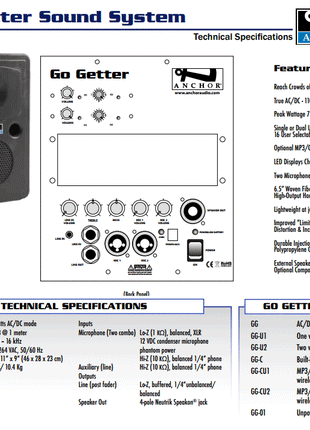 Anchor Audio Go Getter DUAL Basic Package-Anchor Audio-SMITH WALBRIDGE BAND PRODUCTS