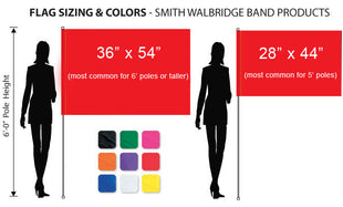 DSI Color Guard Flag and Rifle Bundle-Director's Showcase-SMITH WALBRIDGE BAND PRODUCTS