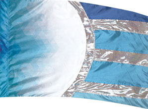 Cosmatic Hybrid Flag-Lavender-Styleplus-SMITH WALBRIDGE BAND PRODUCTS
