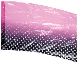 Clear Lamé Texture Color Guard Flag #04