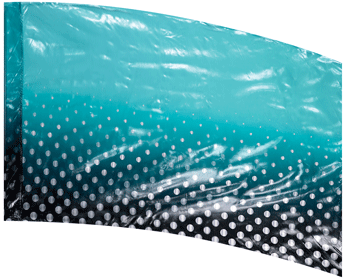 Clear Lamé Texture Color Guard Flag #07-Styleplus-SMITH WALBRIDGE BAND PRODUCTS