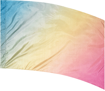Multi Shaded Color Guard Flag #08-Styleplus-SMITH WALBRIDGE BAND PRODUCTS