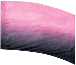 Color To Black Shaded Color Guard Flag - PINK-Styleplus-SMITH WALBRIDGE BAND PRODUCTS
