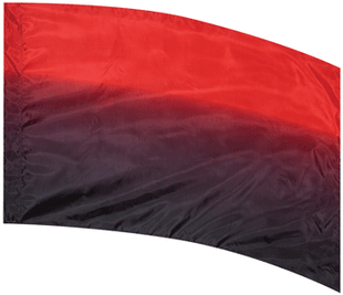 Color To Black Shaded Color Guard Flag - RED-Styleplus-SMITH WALBRIDGE BAND PRODUCTS