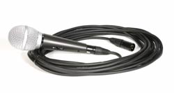 Sound Projections Handheld Microphone with Cable and Connectors