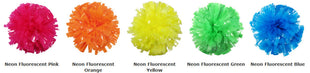 Neon Fluorescent Poms With Double Glitter-Pepco Poms-SMITH WALBRIDGE BAND PRODUCTS