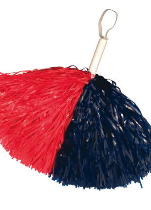 Plastic Narrow Cut Poms Half & Half-Pepco Poms-SMITH WALBRIDGE BAND PRODUCTS