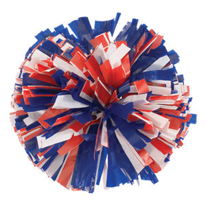 Plastic Show Lite Poms Three Color Mixed-Pepco Poms-SMITH WALBRIDGE BAND PRODUCTS