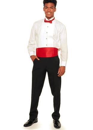 Ray White Pleated Wing Tip Collar Shirt Ensemble-Cousins Concert Attire-SMITH WALBRIDGE BAND PRODUCTS