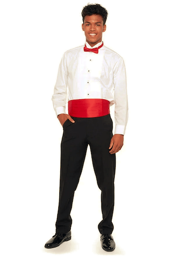 Ray White Pleated Wing Tip Collar Shirt Ensemble-Cousins Concert Attire-SMITH WALBRIDGE BAND PRODUCTS