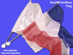 Red White & Blue Twirl Star Baton Flag-Starline Baton Co.-SMITH WALBRIDGE BAND PRODUCTS