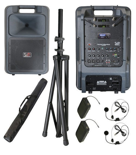 Sound Projections SM-5 Dual UHF headset wireless package w/OPT-600 Bluetooth-SOUND PROJECTIONS-SMITH WALBRIDGE BAND PRODUCTS