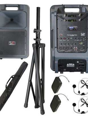 Sound Projections SM-5 Dual UHF headset wireless package w/OPT-600 Bluetooth-SOUND PROJECTIONS-SMITH WALBRIDGE BAND PRODUCTS