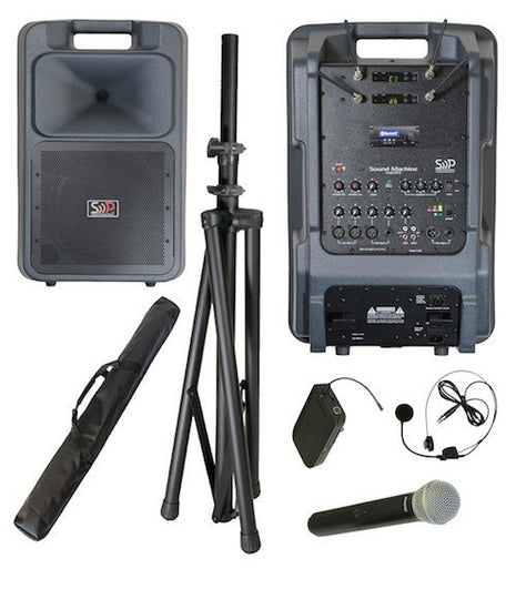 Sound Projections SM-5 Dual headset & handheld UHF wireless w/OPT-600 Bluetooth-SOUND PROJECTIONS-SMITH WALBRIDGE BAND PRODUCTS
