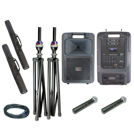 Sound Projections SM-5 Deluxe Dual 60ch Digital Handheld Wireless OPT-600 w/Companion Speaker-SOUND PROJECTIONS-SMITH WALBRIDGE BAND PRODUCTS