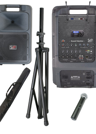 Sound Projections SM-5 Handheld Wireless Package w/OPT-600 Bluetooth player-SOUND PROJECTIONS-SMITH WALBRIDGE BAND PRODUCTS