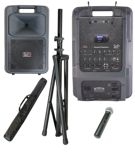 Sound Projections SM-5 Handheld Wireless Package w/OPT-600 Bluetooth player-SOUND PROJECTIONS-SMITH WALBRIDGE BAND PRODUCTS