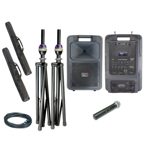 Sound Projections SM-5 Deluxe 60ch Digital handheld wireless OPT-600 pkg with comp speaker-SOUND PROJECTIONS-SMITH WALBRIDGE BAND PRODUCTS