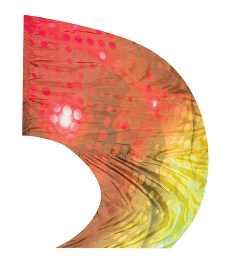 Glamour Super Swing Digital Flag - Gold-Styleplus-SMITH WALBRIDGE BAND PRODUCTS