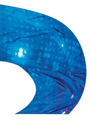Glamour Super Swing Digital Flag - Turquoise-Styleplus-SMITH WALBRIDGE BAND PRODUCTS