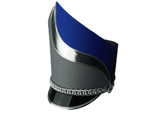 Shako With Removable Wrap - 4091 Marching Headwear-SHAKOMASTER-SMITH WALBRIDGE BAND PRODUCTS