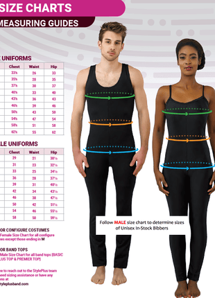 StylePlus Digital Unisex Bibber-Styleplus-SMITH WALBRIDGE BAND PRODUCTS