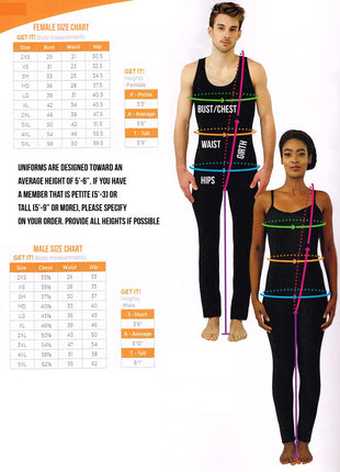 Genesis Cosmic Female Tunic-Styleplus-SMITH WALBRIDGE BAND PRODUCTS