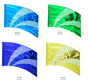 Director's Showcase Spectrum Flags-Director's Showcase-SMITH WALBRIDGE BAND PRODUCTS