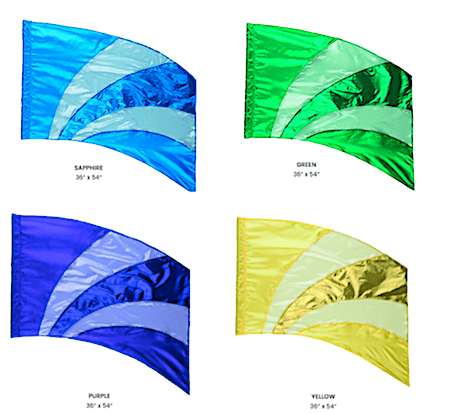 Director's Showcase Spectrum Flags-Director's Showcase-SMITH WALBRIDGE BAND PRODUCTS