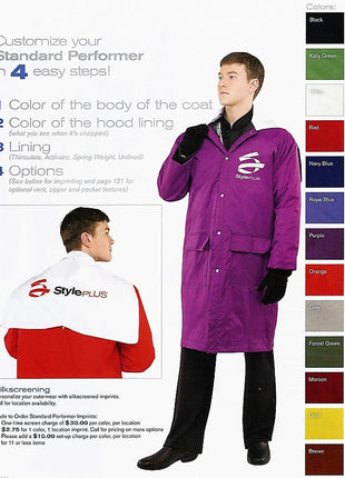 PRO-TEK Standard Performer All Weather Coat-Styleplus-SMITH WALBRIDGE BAND PRODUCTS