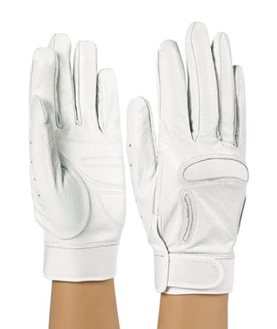 StylePlus-Drum-Major-Pro-Marching-Band-Leather-Gloves-White